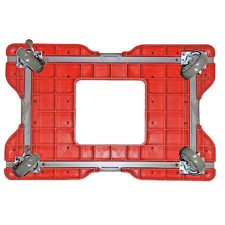 1,500 lb. Industrial Strength E-Track Dolly Red