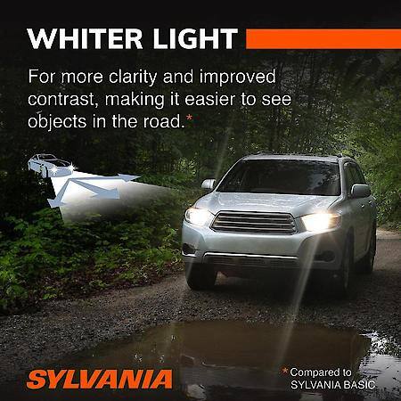 H13 SilverStar: Halogen Headlight Bulb, Brighter Downroad and Whiter Light, 1 Pack