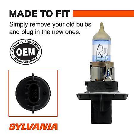 H13 SilverStar Ultra: Halogen Headlight Bulb, Brightest Downroad and Whiter Light, 1 Pack