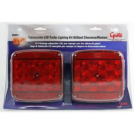 Submersible LED Trailer Lighting Kit without Clearance/Marker