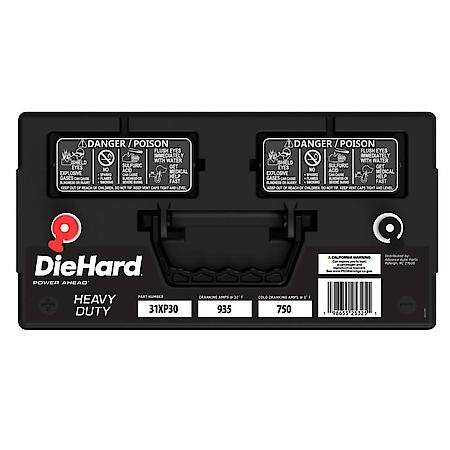 Battery: 31A Group Size, 750 CCA, 935 CA, 170 Minute Reserve Capacity