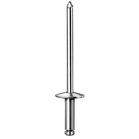 Aluminum Rivets, 1/8 Diameter 3/16-1/4 Grip