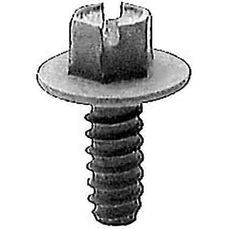 License Plate Screw Sltd Hex Washer HD,#14 X 5/8 E-Coat