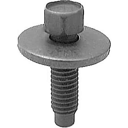 Hex HD Sems, Dog Pt, M6-1.0X22 mm, 19 mm Washer, Phos