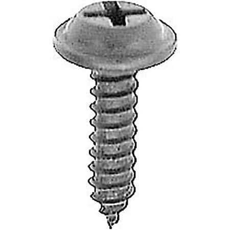 Phil Flat Top Washer T.S., #10 X 3/4, E-Coat