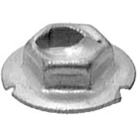 Thread Cutting Nuts - 3/16" Stud Size - 3/8" Hex, 10/bag