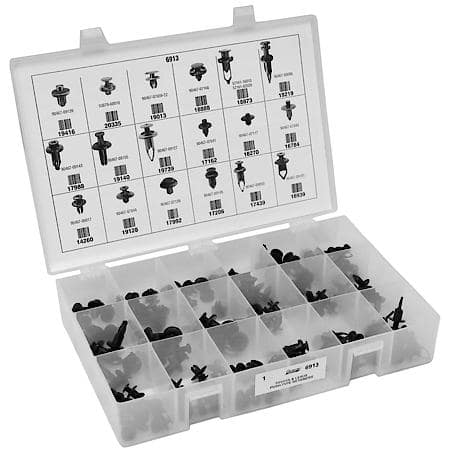 Quik-Select II Assortment - 2-Pc Nylon push-in retainers - 18 SKUs
