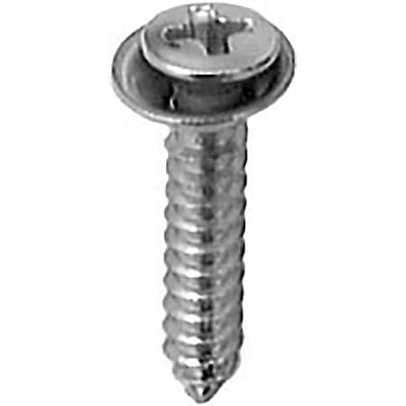 Phil Oval HD Sems Flush T.S., #8 X 7/8, Chrome