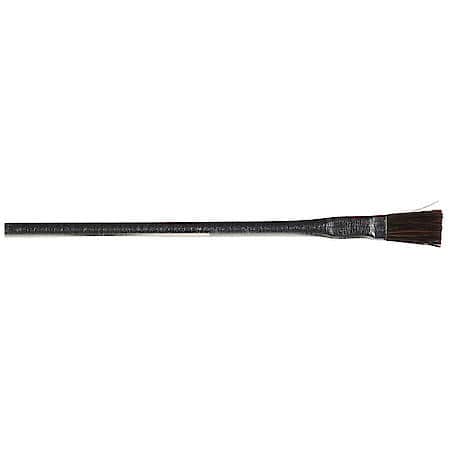 3/8" Acid Brush - 6" Tin Handle Acid Brushes - Horse Hair Bristles: 3/4" long
