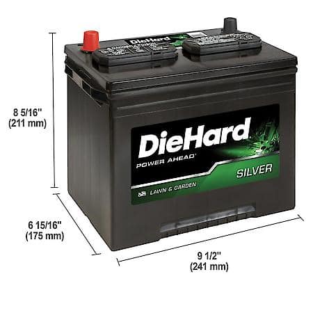 Battery : 22F Group Size, 450 CCA, 560 CA, 75 Minute Reserve Capacity, Reliable Starting Power