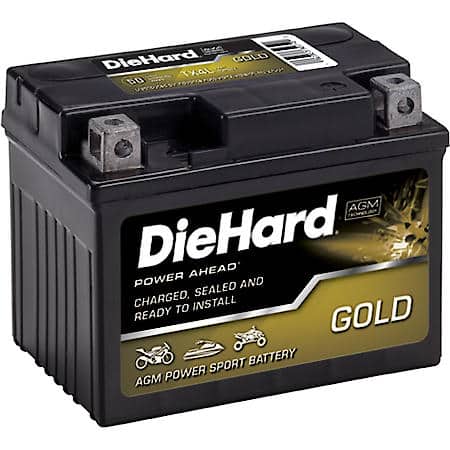 Battery: TX4L Group Size, 50 CCA, 3 Amp Hour Capacity