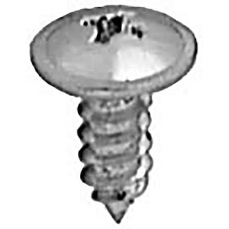 Phil Washer Hs T.S., #8 X 7/16, Zinc