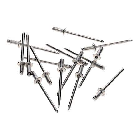 Aluminum Rivets, 1/8 Diameter 1/16-1/8 Grip