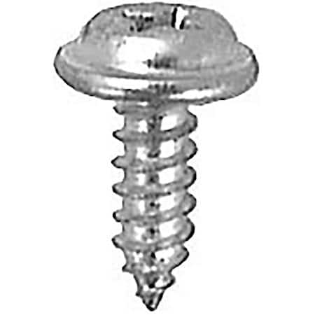 Flat Top Washer HD T.S., #8 X 1/2, Zinc