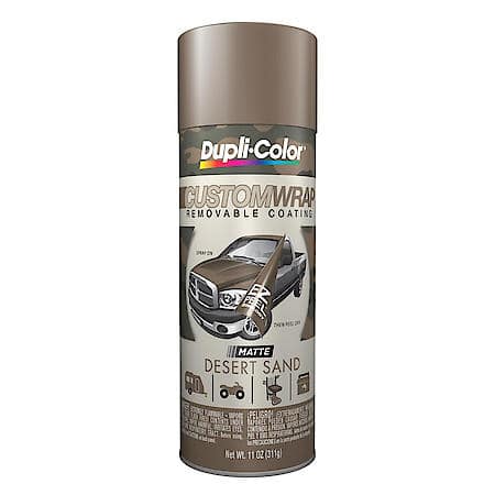 Dupli-Color, Custom Wrap Removable Coatings, Matte, Desert Sand, 11-Oz
