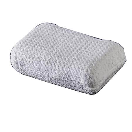 Sponge: 3-1/4"L X 5-1/2"W X 1-3/4"THK, Microfiber Pad, White, Set Of 2
