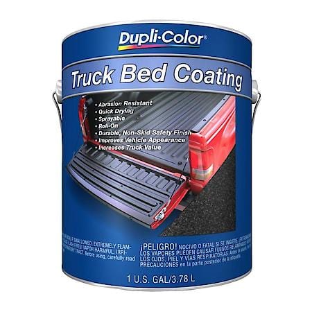 Dupli-Color, Brush-On Truck Bed Coating, Black, 1-gal