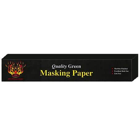 Quality Green Masking Paper, 6" X 400' (Sold by each)
