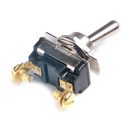 Toggle Switch, Heavy Duty, On/Off, 15A, 2 Screw