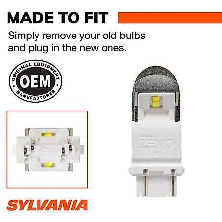 3157 ZEVO: White LED Mini Bulb, Super Bright, Lifetime Limited Warranty, 2 Pack
