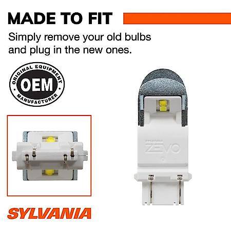 3057 ZEVO: White LED Mini Bulb, Super Bright, Lifetime Limited Warranty, 2 Pack