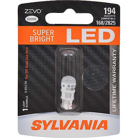 194 ZEVO: White LED Mini Bulb, Super Bright, 1 Pack
