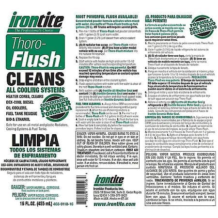 Thoro-Flush Coolant System Flush: Cleans All Cooling Systems, 16 oz.