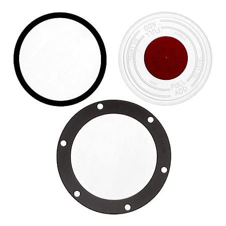 Hub Cap Window Kit, 4 Pcs - Includes rubber seal - Replaces #550 2059246, 655 283109C1, COK 3595995