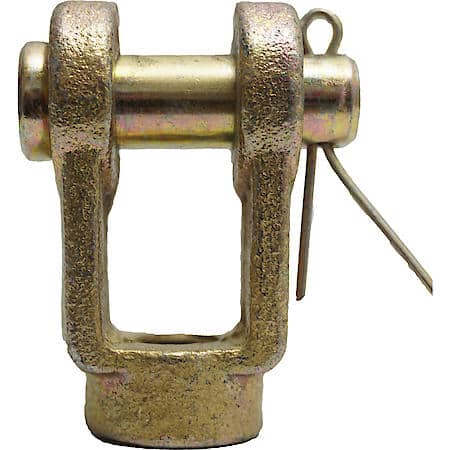 Clevis Kit Standard, 1/2"-20 Clevis with 1/2" Pin, 2/Bag