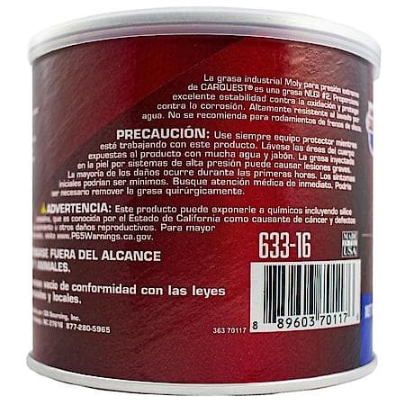 Industrial Moly EP Grease, 16 Oz.