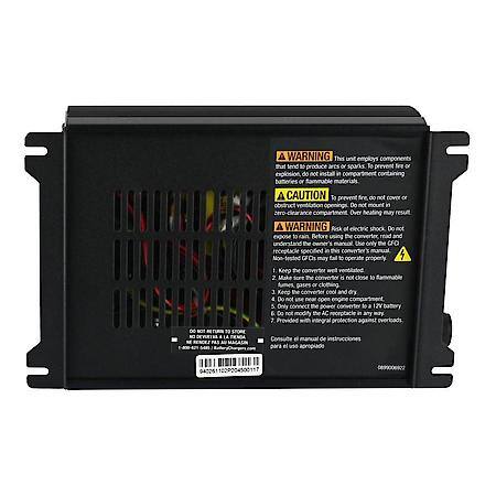1000W Continuous/2000W Peak DC-to-AC Power Converter: 2 AC Outlets and USB Port