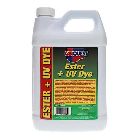 Ester Oil + UV Dye AC Oil Lubricant: Contains Antiwear Additives, 128 oz