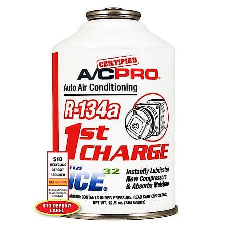 AC Pro California R134A 1ST CHARGE w/ ICE 32