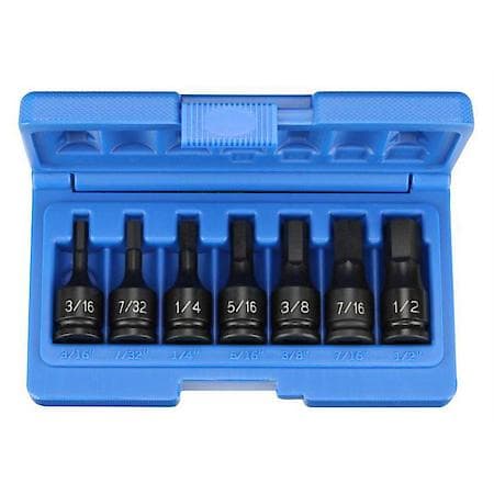 3/8 Dr 7Pc Hex Drvr Set