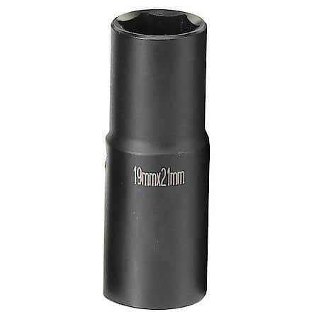 Socket 19mm X 21mm 1/2" Drive Flp Impact Hex Xtw Black
