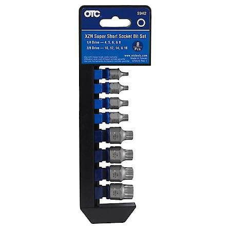 Xzn Super Short Socket Bit Set 8Pc