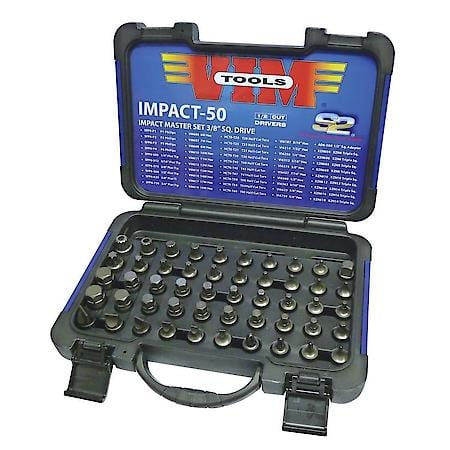 50-Pc Impact Master Set - 3/8 Squ