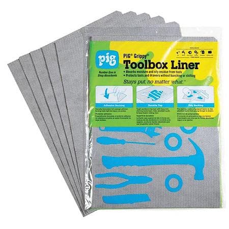 New Pig Grippy Absorbent Toolbox Liner,  22 In. W