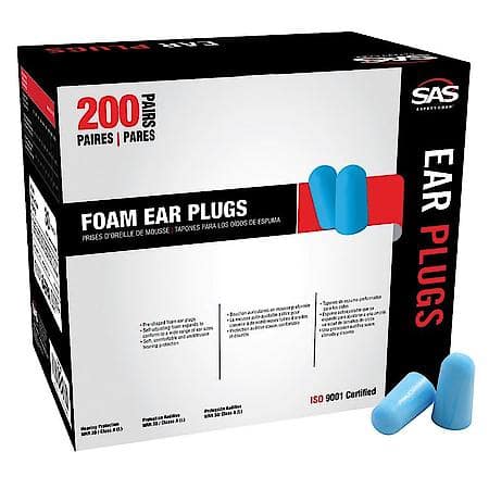Foam Ear Plugs Disp.Enser Box 200 Pr