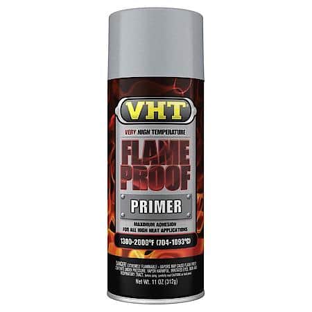 VHT, Flameproof Coating High Heat Spray Paint, Flat, Gray, 11-oz