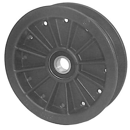 Flat Idler Pulley With Flange, I.D. 21/32", O.D. 6"