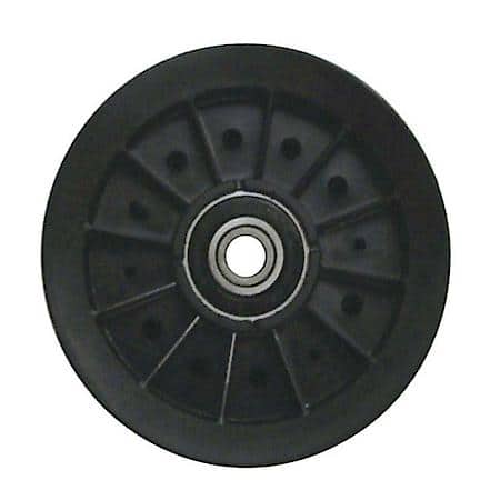 Flat Idler Pulley With Flange, Fits 36", 38", 40" And 46" Lawn Tractors