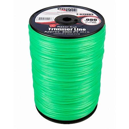 Trimmer Line, Razorcut .080, 5 Spool, Green Nylon