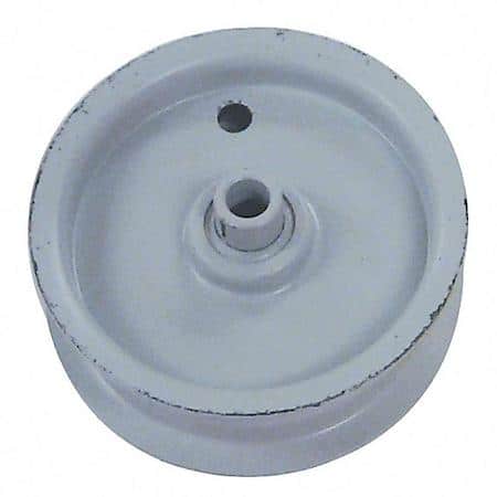 Flat Idler Pulley With Flange, I.D. 3/8", O.D. 3.75"