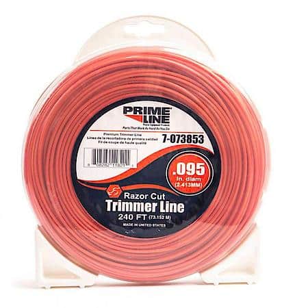 Trimmer Line, Razorcut .095, 1 Donut, Orange Nylon