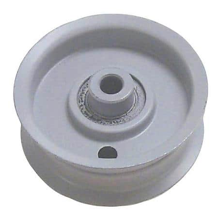 Flat Idler Pulley With Flange, I.D. 3/8", O.D. 3 3/16"