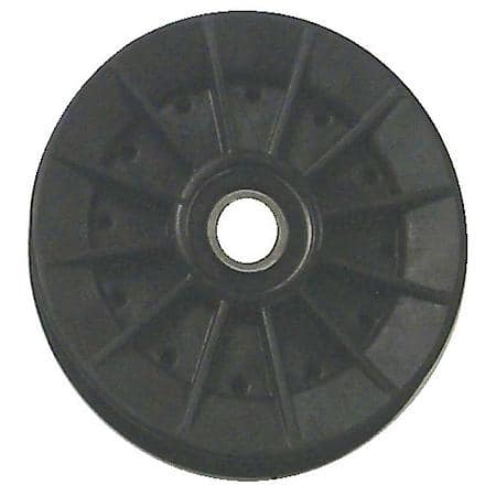 V-Belt Idler Pulley, I.D. .66", O.D. 5", Belt Groove .87"