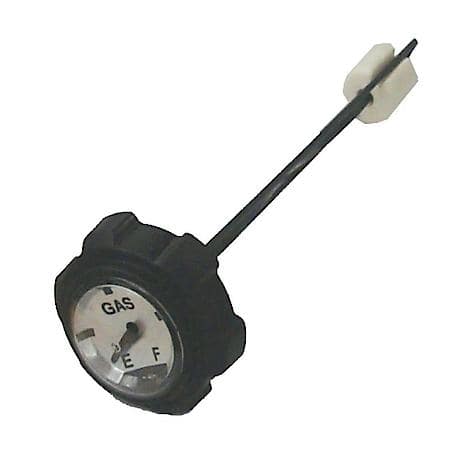 Fuel Cap With Gauge, Fits 300 Series Tractors, Black Plastic