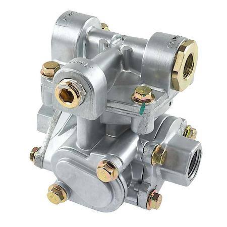 RT-4 Style Multifunction Trailer Valve - Supply Ports (2) 3/8" N.P.T. - Delivery Ports (4) 3/8" N.P.T. - - Replaces Midland½ KN26000; Sealco½ 110191