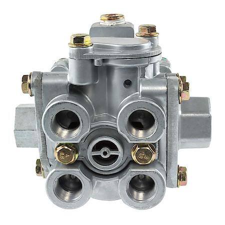 RT-4 Style Multifunction Trailer Valve - Supply Ports (2) 3/8" N.P.T. - Delivery Ports (4) 3/8" N.P.T. - - Replaces Midland½ KN26000; Sealco½ 110191